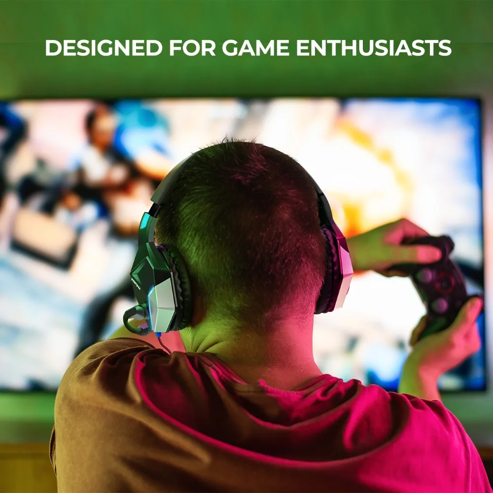 Mpow EG10 Gaming Headset USB 3.5mm Wired PC Gaming Headphones With Surround Sounds Noise Canceling Mic For PC Gamer For PS4 Xbox (5)