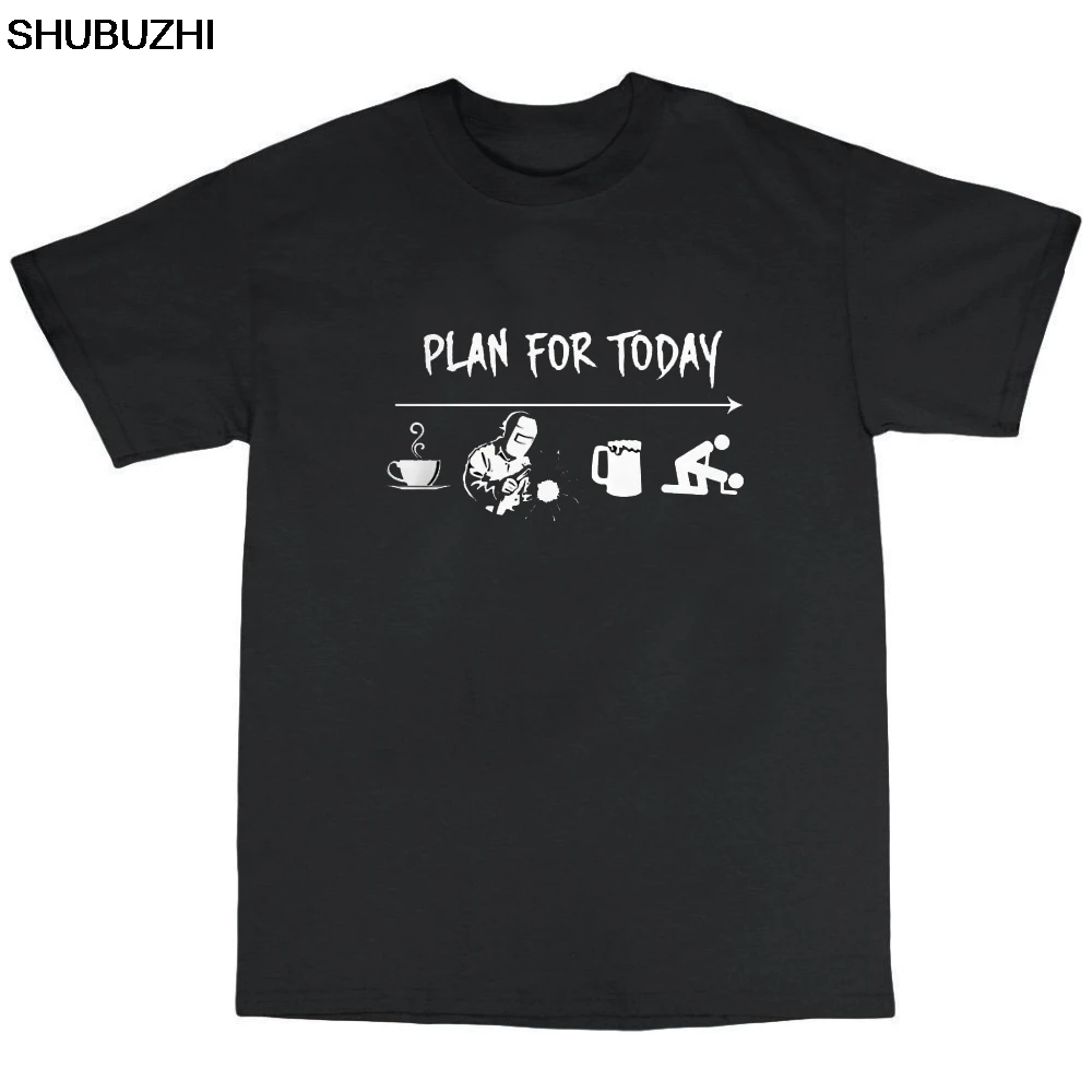 

Plan for Today T-Shirt for Men Fashion Street Style Cotton All Size 100% Quality Cotton Men's Print 100% Cotton Dress T-Shirt