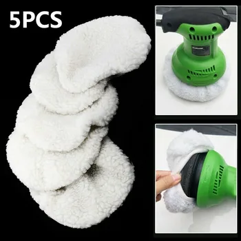 

5pcs Polishing Pads Bonnet Buffer Set Soft For 7-8" Car Polisher Waxing