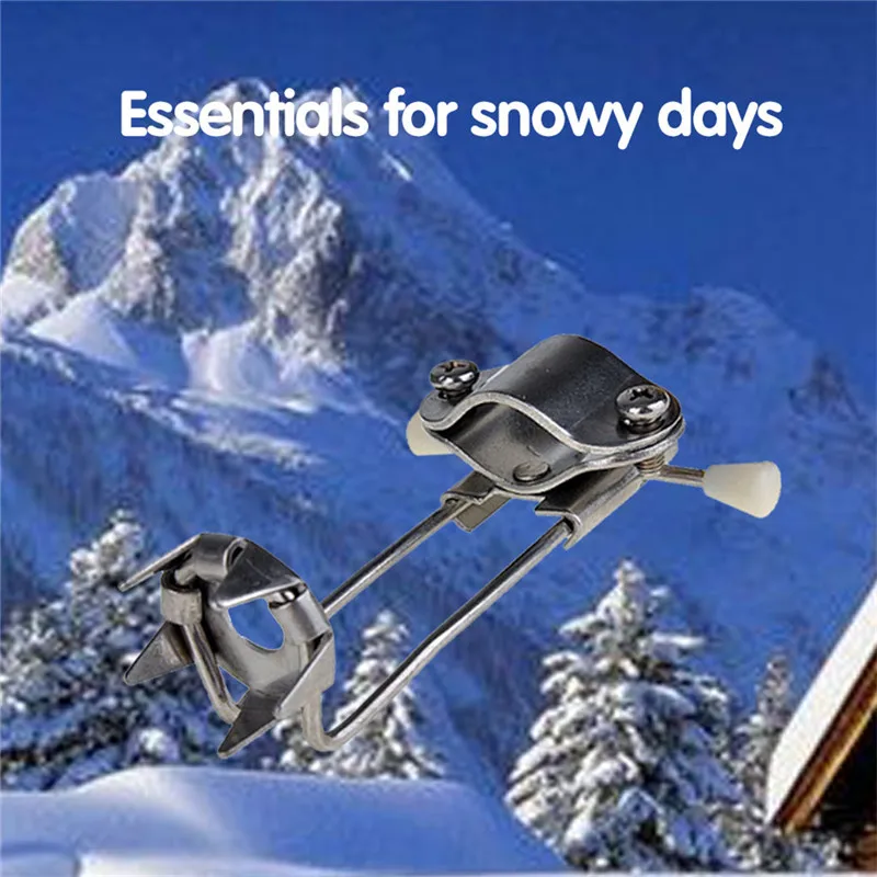 

Strong steel five-prong gripTwo Position Cane Ice Tip Attachment - For safer walking in ice and snow - Fits on all canes A1