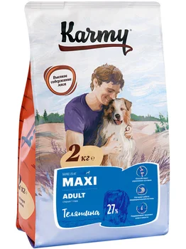 

KARMY KARMY MAXI ADULT for adult dogs of large breeds with beef