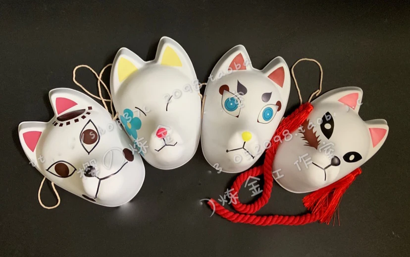 Маска для косплея «Demon Slayer Kimetsu no Yaiba Kamado Tanjirou» макомо маска Sabito Маска «Demon Slayer Mask»