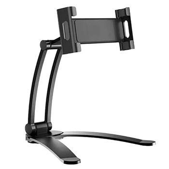 

Kitchen Tablet Mount Stand, Wall Mount Tablet Stand / Under Cabinet CounterTop Desktop Recipe Holder for 5-12.9 Tablets