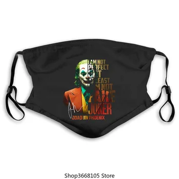 

Joker Joaquin Phoenix Ich bin nicht perfekt, aber zumindest bin ich nicht Facke Joker Maske Waschbar Winddichte Staubschutzmaske