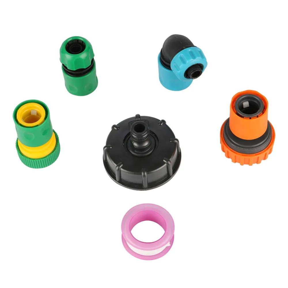 60 мм до 3/" внутренняя резьба IBC Tank Adapter 1/2" 3/" 1" трубная розетка интерфейс шланг Труба адаптер Замена клапана фитинг 1 шт