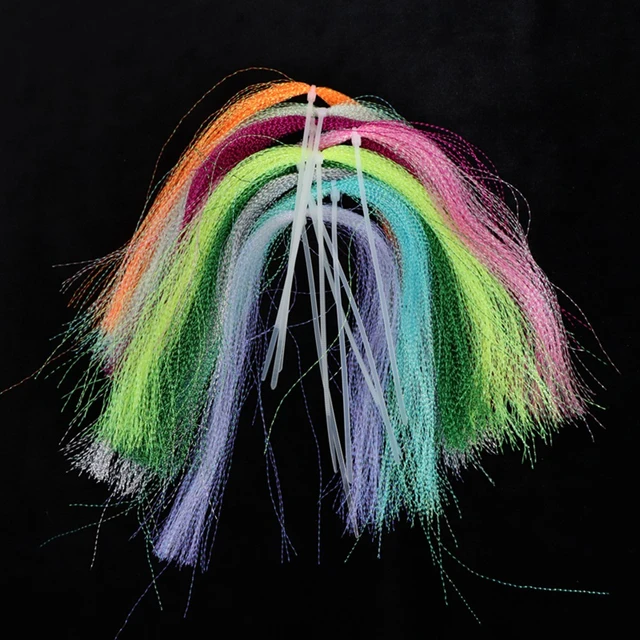 Tools Assist Crystal Fly Glow Jigs Material Tinsel Twisted Tying