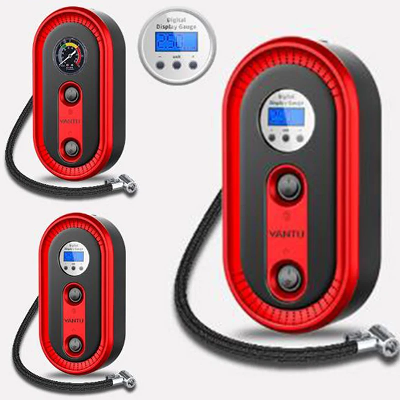 

Top Selling Car Air Pump Mechanical/ Digital Display 12V Inflatable Portable Auto Electric Air Compressor Tire Inflator