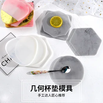 

DIY Transparent Fluid Arts Round Coaster Resin Casting Molds Silicone Epoxy Jewelry Pendant Agate Making Mould Tool Accessories