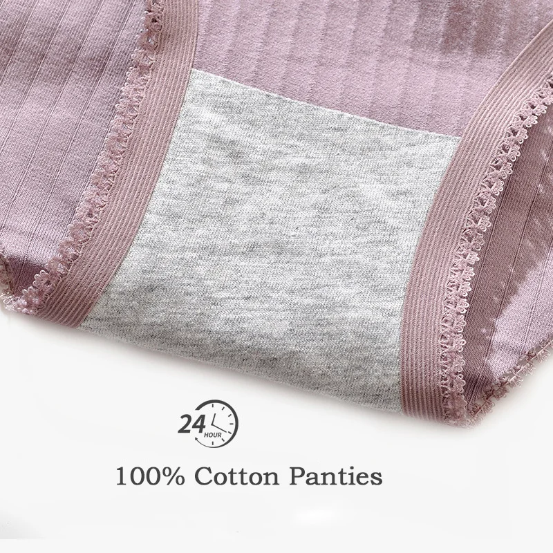 3 шт./компл. хлопковые брифы нижнее белье для женщин женское модные трусики