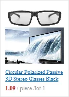 Круговые поляризованные Пассивные 3D стерео очки черные RD3 для ТВ реальные D 3D кинотеатры L15