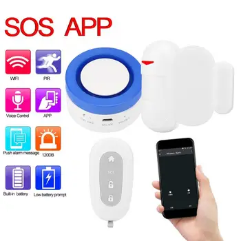 

Alarm System Kits Smart Wifi Home Security Siren Anti-theft Alarm System for Google Home For Tuya alarm system for home