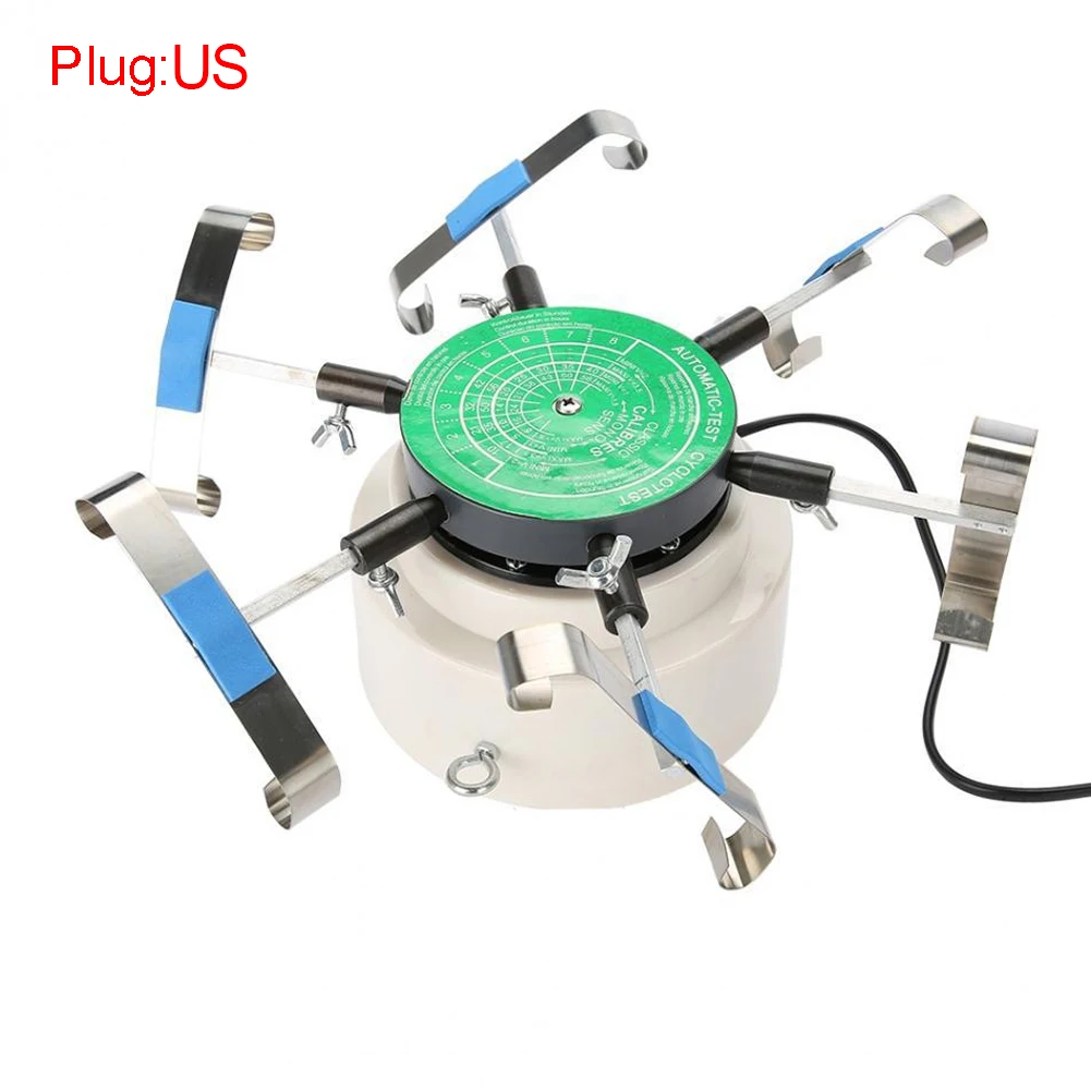 

6 Arms Repair Tool Cyclotest Tester Watch Winder Home Accessories Rotation Machine Professional Portable Automatic Space Saving
