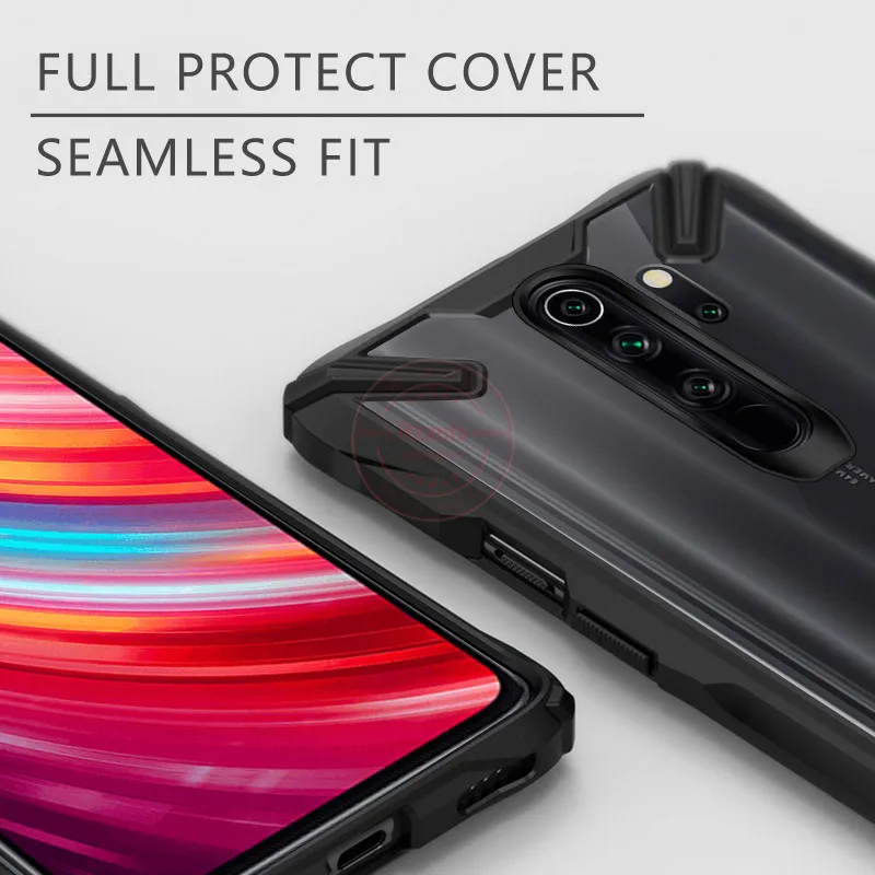 Rzants чехол для телефона для Xiaomi Redmi Note 8 Pro Чехол кристально прозрачный жесткий противоударный усиленный угловой прочный тонкий Чехол