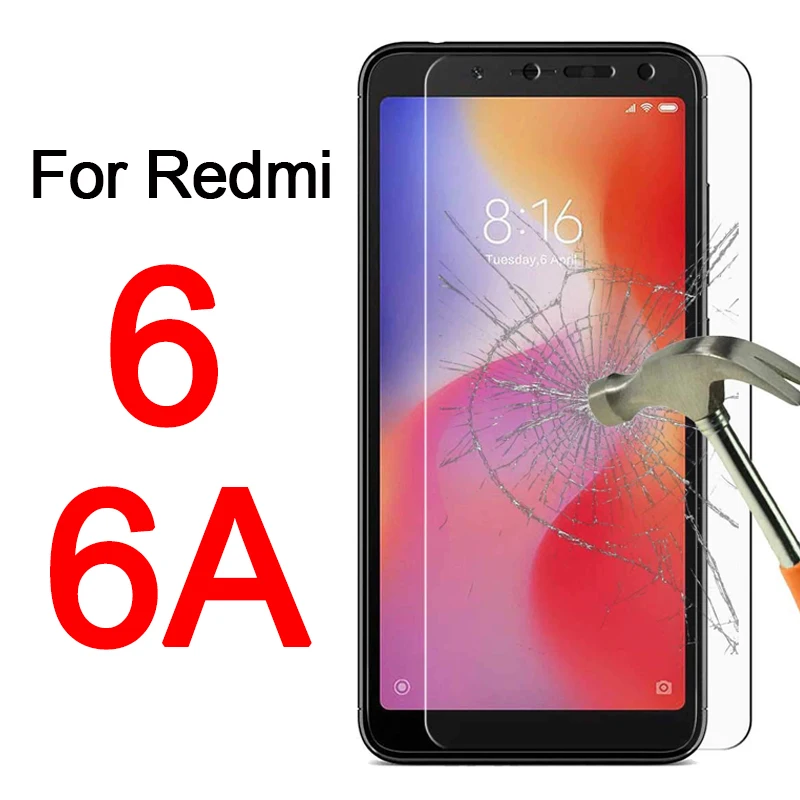 

Redmi6 6A Protective Glass On For Xiaomi Redmi 6 A A6 Ksiomi redme My A6 Redmi6A armor safe Screen Protector sheet Tempered Glas