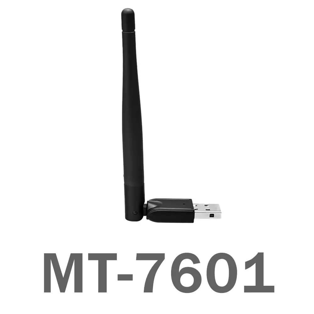 Kebidumei Freesat MT-7601 USB Сетевая карта Wi-Fi беспроводная антенна LAN адаптер для ТВ