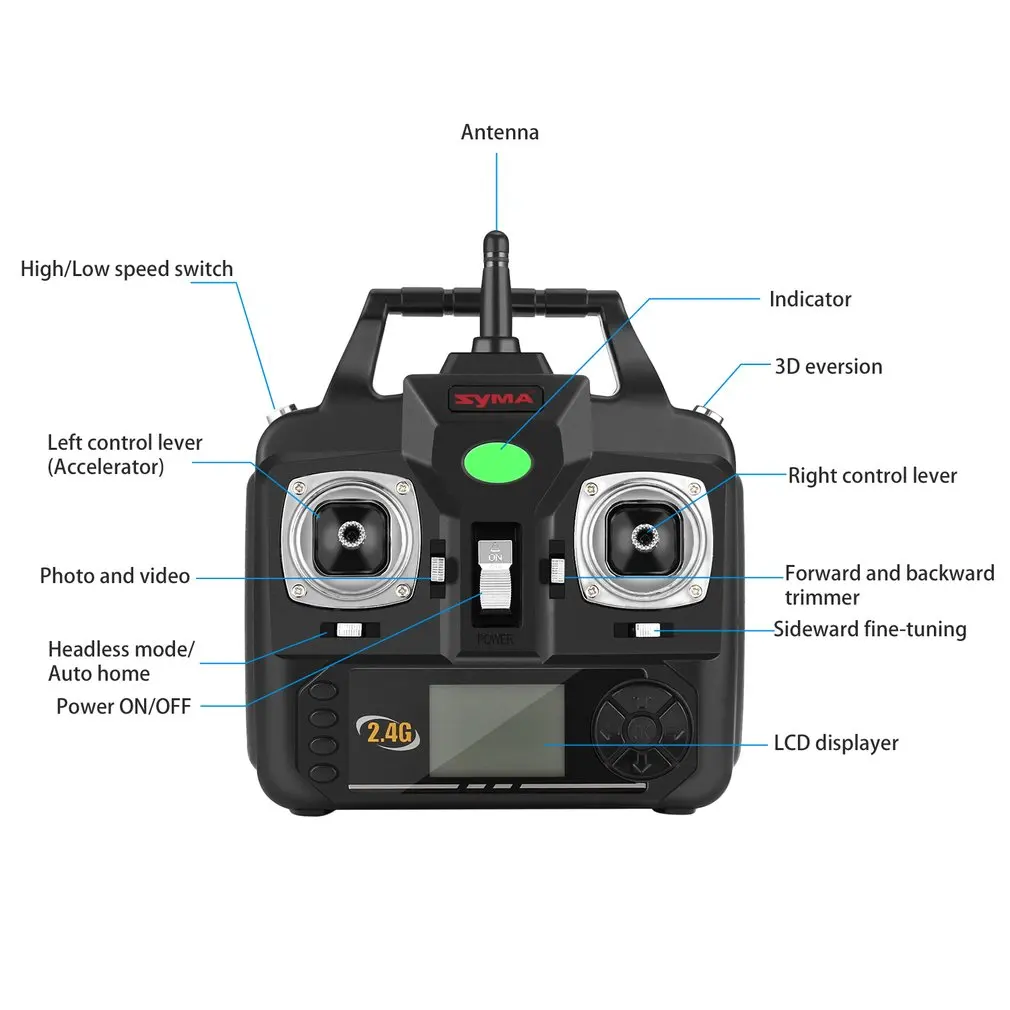 SYMA X5C Обновление версии дрона с дистанционным управлением 6-Axis Дистанционное Управление вертолет сопротивление ветра беспилотный Квадроцикл с 2MP HD Камера Drone