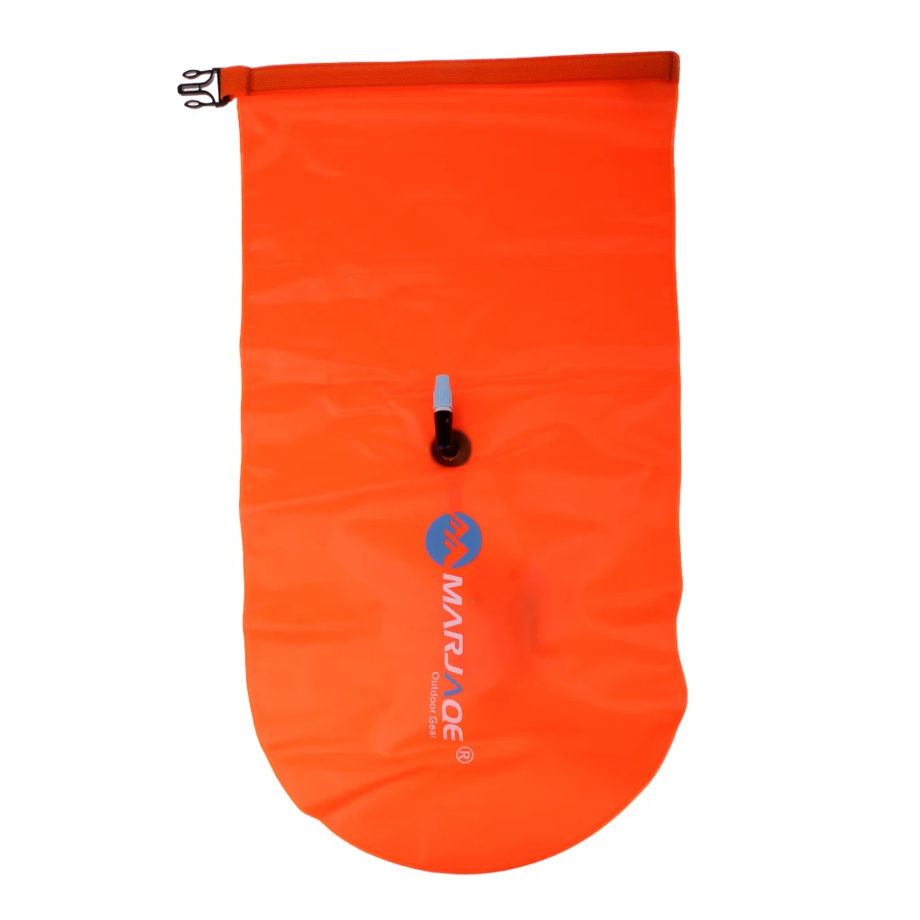 2 Pieces Inflatable Swim Tow Float Dry Bag Storage Pouch For Wild Swimming Floating Kayaking Surfing Stand Up Paddling
