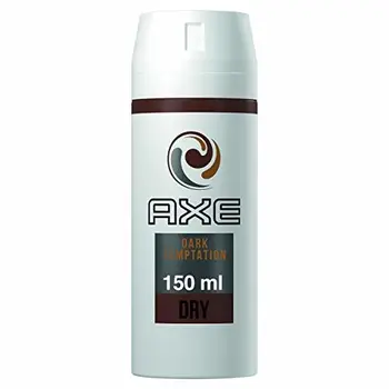 

Axe Dark Temptation Déodorant Homme, Pour Sentir Bon Toute la Journée, Contre les Mauvaises Odeurs, Spray 150ml