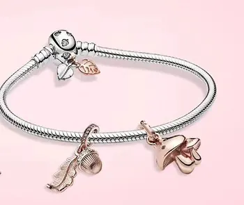 

High Quality Original 925 Sterling Silver Poster Bracelet with Original LOGO Ladies Jewelry Gift Free Shipping.