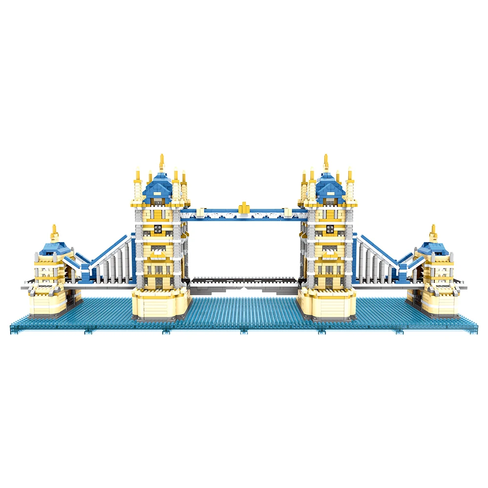 Алмазные мини-строительные кирпичики город архитектура Land marks Лондон башня мост дворец 3D модель детская развивающая игрушка