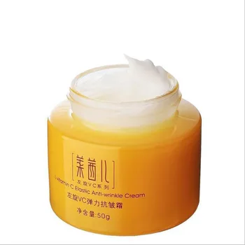

Vitamin C Cream Elastic Anti-wrinkle Ageless Face Cream Women Oil-control Removing Acne Scars Vitamin C Face Whitening Cream