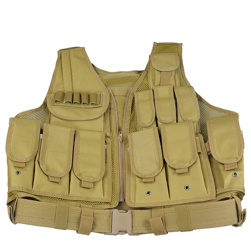 Открытый военный тактический жилет Пейнтбольный камуфляж Molle охотничий жилет штурмовая стрельба охотничья пластина Перевозчик с военной жилеткой
