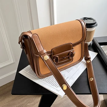 

Frosted Leather Diagonal Hand Bags for Women New Fashion All-match One-shoulder Armpit Small Square Bag Ladies Fashionable Purse