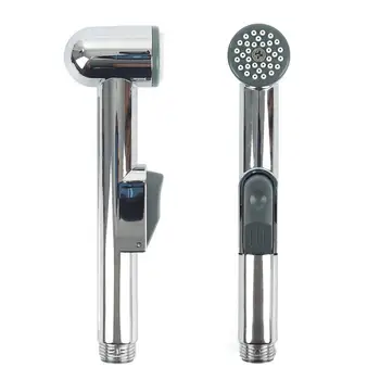 

Hand-held Bathroom Bidet Sprayer Chrome-plated ABS Portable Bidet Hand Shower Clean Shower Faucet Sprayer