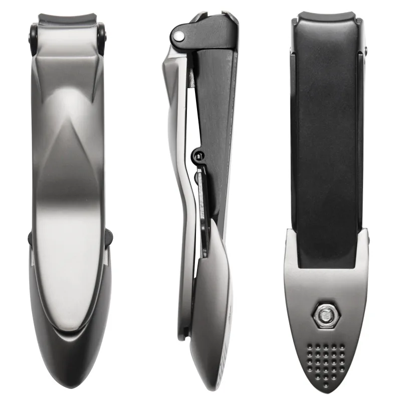 Splash Proof Nail Clipper With Built-in Nail Debris Catcher Stainless Steel Nail  Clippers For Fingernail Toenail Tue88 - Clippers & Trimmers - AliExpress