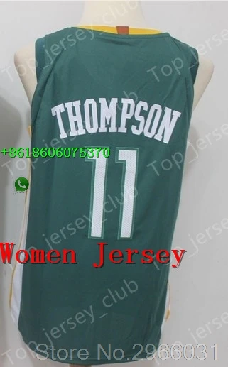 for Women A+++ качество для взрослых женщин#11 Клай Томпсон 23 драймон Грин 0 demarus Cousins 9 Andre Iguodala Jersey Golden State - Цвет: for Women