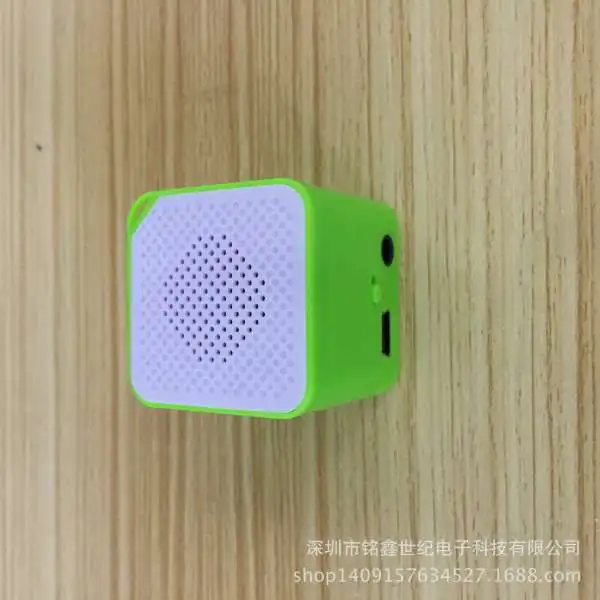 Лидер продаж 5 цветов портативный цифровой USB MP3 музыкальный плеер Micro SD TF карта ультра тонкий квадратный MP3 медиаплеер музыка - Цвет: Зеленый