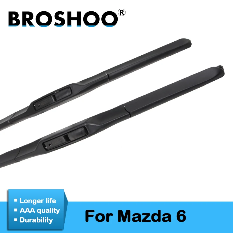 

BROSHOO Car Windscreen Wipers Blade For Mazda 6 2002 2003 2004 2005 2006 2007 2008 2009 2010 2011 2012 2013 2014 2015 2016