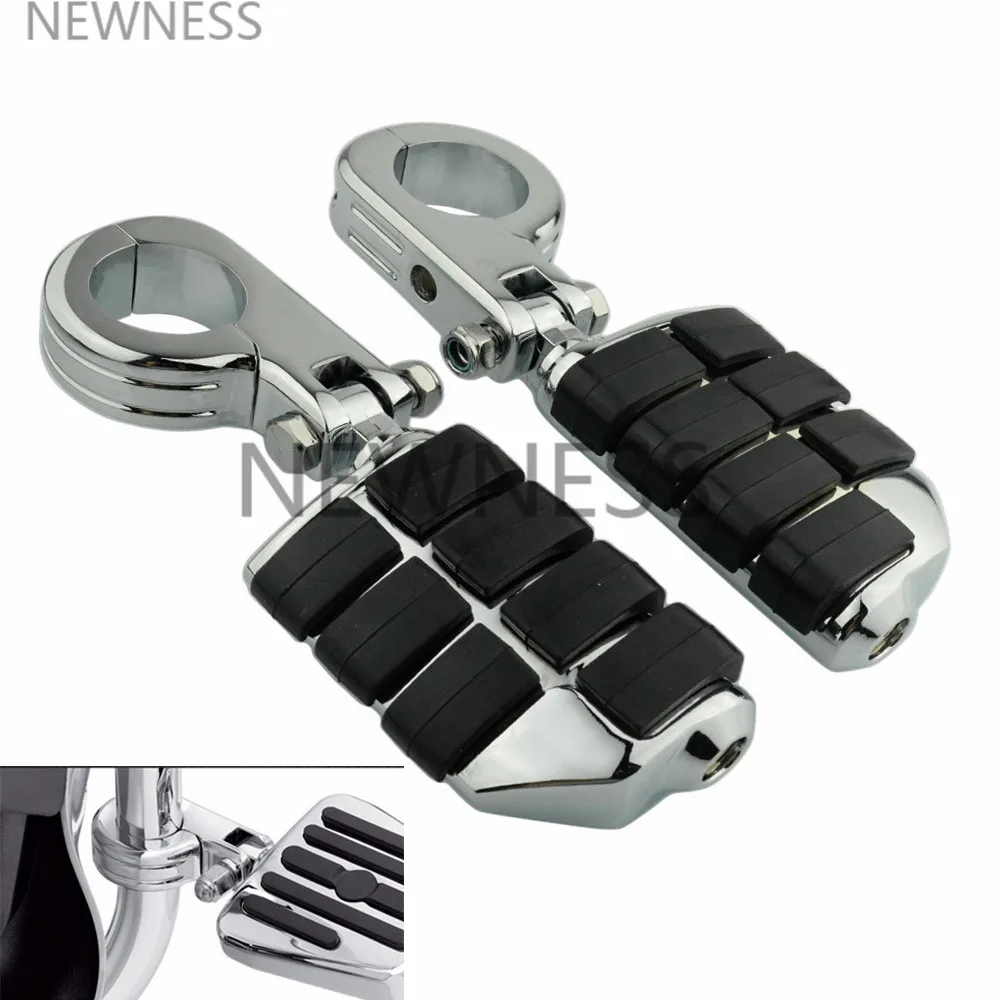 32mm 38mmEngine Guard Crash Bar Universal Highway Pegs Footpeg & Mount