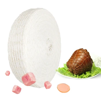 3 Meter Cotton Meat Net Ham Sausage Net Butcher's String Sausage Net Roll Hot Dog Net Sausage Packaging Tools Meat Cooking Tool