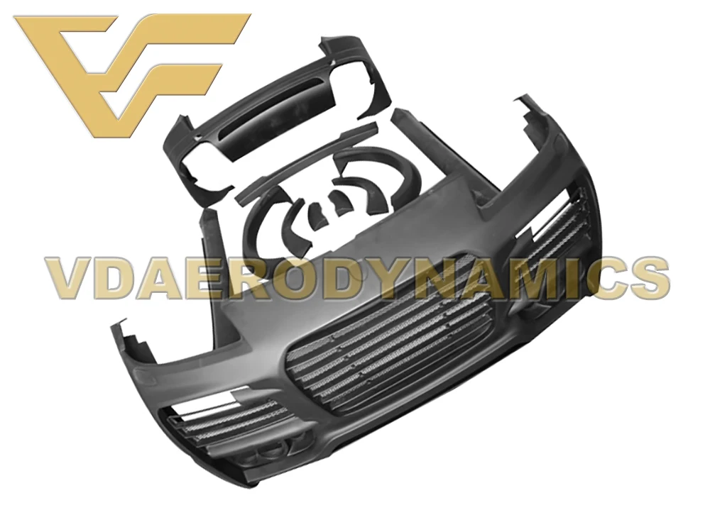Подходит для 04-10 956 957 Porsche Cayenne комплект с полным корпусом передний бампер задний