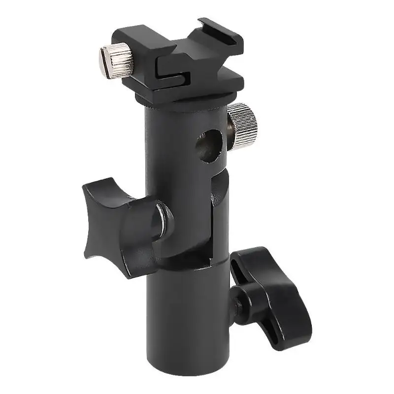 

Aluminum Alloy Umbrella Bracket 1/4 3/8 inch Camera Classic Strong Durable Practical Flash Mount Flash Lamp Stand