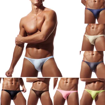 

Sexy Men Briefs Underwear Men's Big Pouch Briefs Underpants Male Panties Polyester Male Lingeries