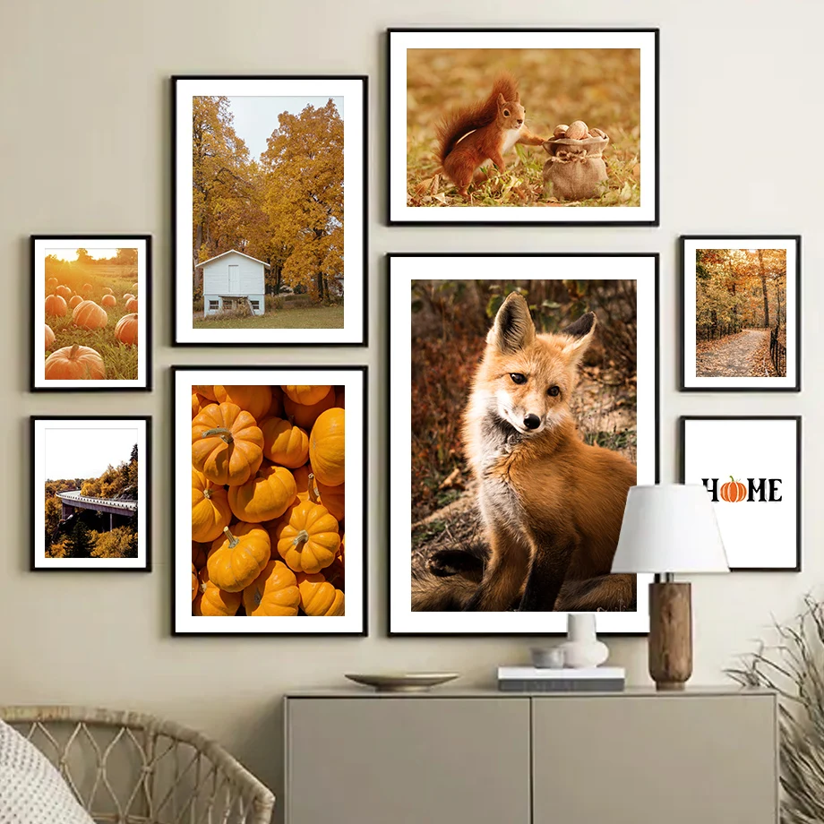 Autumn Forest Wall Art Canvas 1