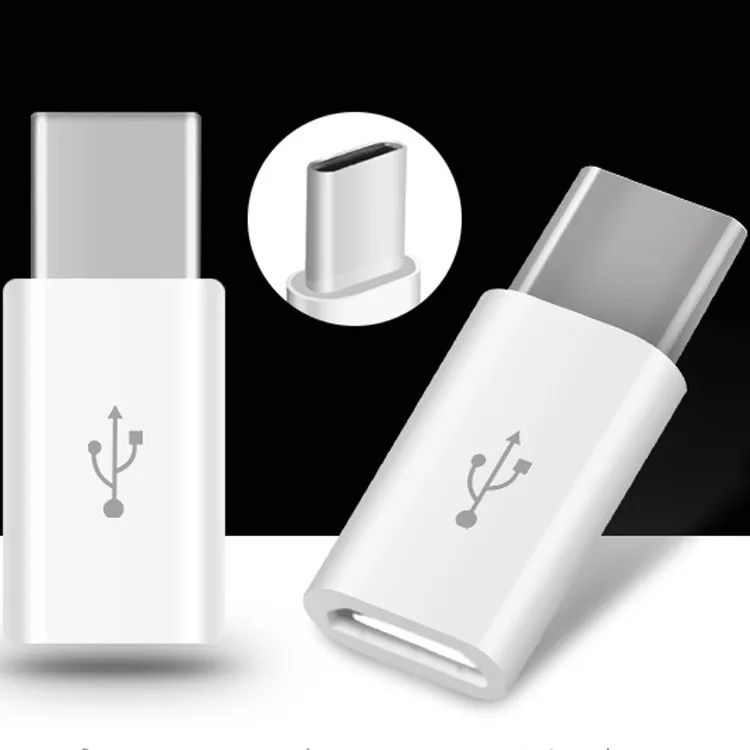 

Type-C Female Connector To Micro USB 2.0 Male USB 3.1 Converter Data Adapter High Speed Android Certified Cell Phone Accessories