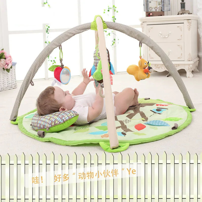 Spphop Children Forest Game Blanket Baby Creeping Mat Educational Animal Baby Toy Mat