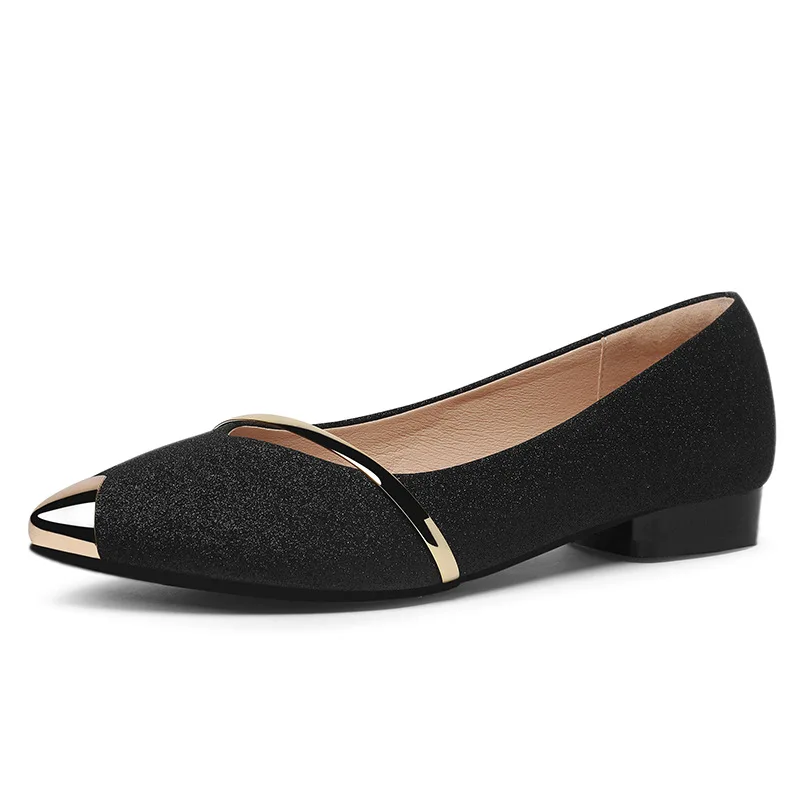 

Shoes Women Flat 2019 New Style Summer Pointed-Toe Low Heel Summer Versatile Women's Low-Cut Side Scoop Bootie-Style WOMEN'S Sho