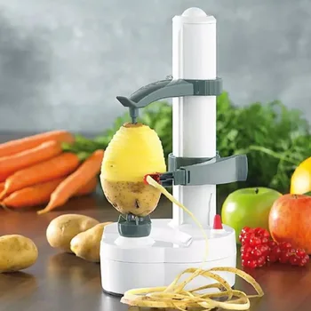 

Multi-functional Electric Peeler Stainless Steel Automatic Peeler For Fruit Vegetables Apple Household Home Cutter MachineNew