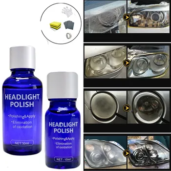 

30ML car scratch repair liquid headlight refurbished agent lamp oxidation bright plating crystal repair liquid suit