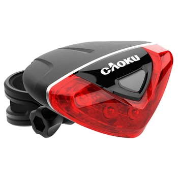 

CAOKU Led Bicycle Light Heart-Shaped Bicycle Tail Light Bicycle Seat Rod Tail Light Waterproof Bicycle Warning Light
