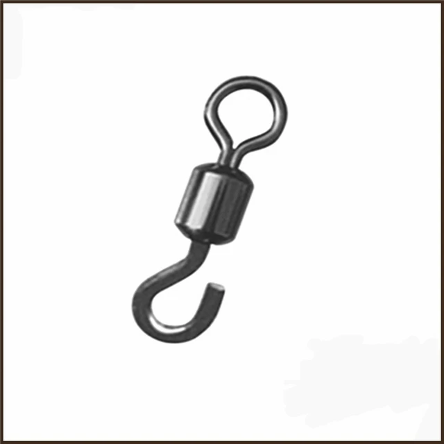 1000pcs/lot Size4#-10#Open Swivel Single Hook Snaps Pin Connector