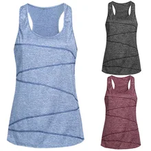 Для женщин Повседневное Спортивный жилет базовый Слои Топ Стрейч влаги впитывающие для фитнеса быстросохнущая футболка для спортзала или йоги тренировки бега Спортивная# A