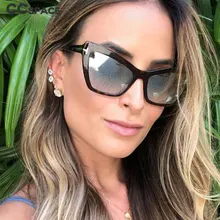 45567 роскошные солнцезащитные очки "кошачий глаз" для мужчин и женщин, Ретро стиль, Т-образная оправа, CCSPACE, Брендовые очки, дизайнерские, модные, мужские, женские, оттенки