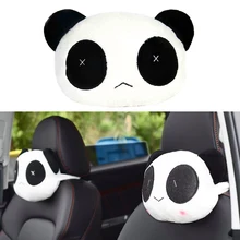 

Car Neck Pillows Seat Neck Pillow Lumbar Support Head Rest Cushion Headrest Pillow Car Interior Lovely Panda Style Universal