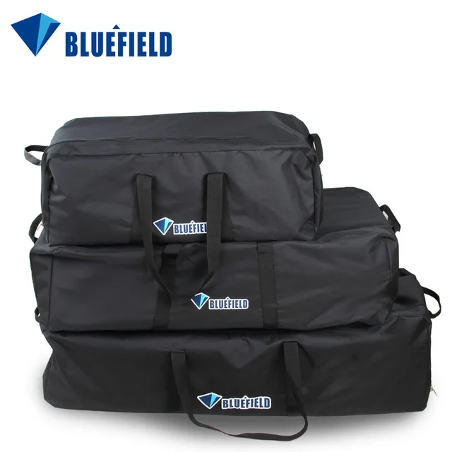 US $12.49 Bluefield 55/80/100/150L Foldable Large Duffel Bag Travel Luggage Storage Bag For Home Sports Gym F