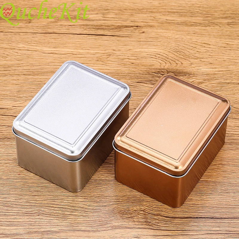 Ongeldig Bederven omzeilen Rechthoek Metalen Opbergdozen Scrub Blikken Doos Thee Tin Potten Sieraden  Kleine Dingen Organizer Chocolade Snoep Geschenkdozen|Opruimdozen &  Afvalbak| - AliExpress